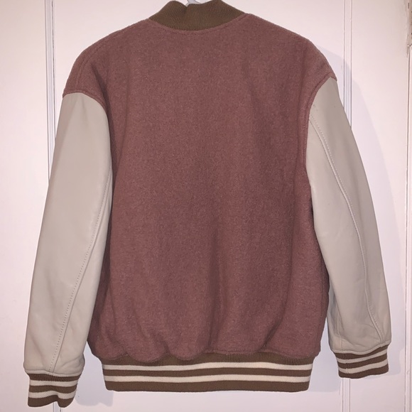 AllSaints Base Bomber Jacket in Smoke Orange/Oyster *BNWT Box Included* - Picture 6 of 14